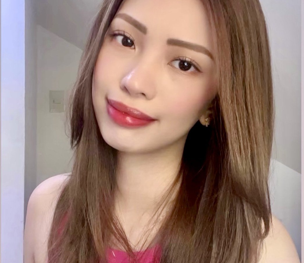 Long ash brown layered wig